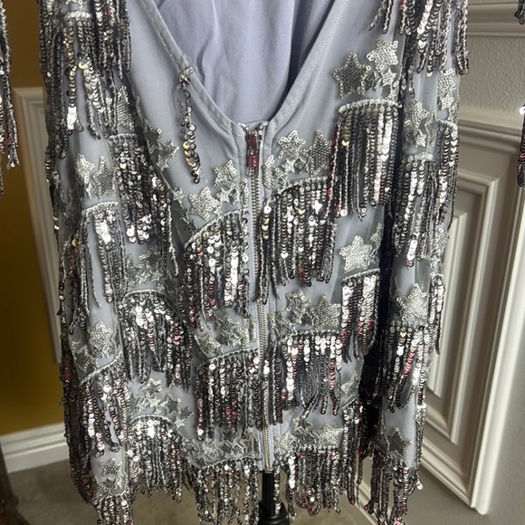 FOR LOVE & LEMONS
ETOILE SEQUIN FRINGE DRESS - Picture 10 of 17